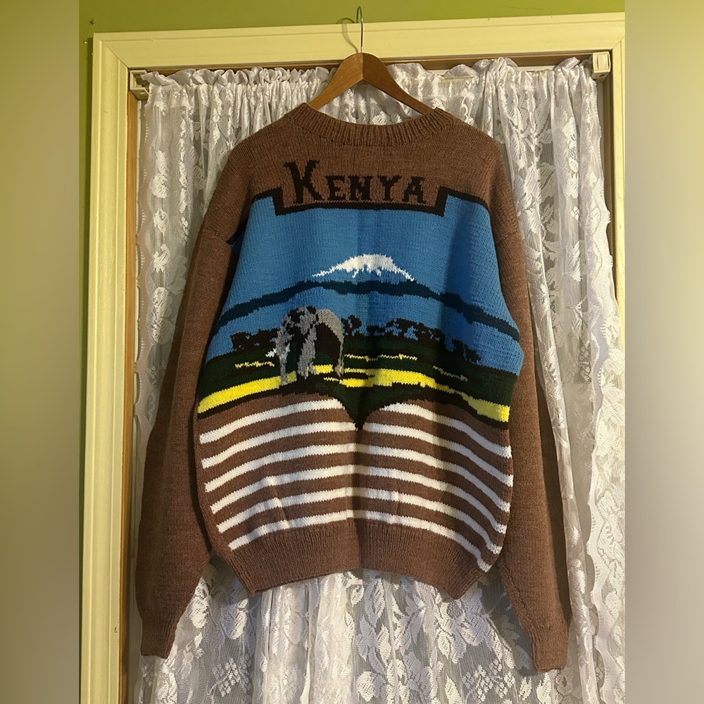 Vintage Handmade Kenya Sweater